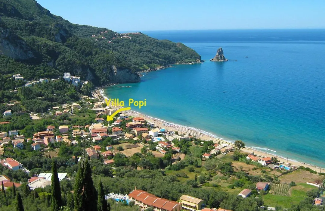 Villa Popi On The Beach Of Agios Gordios-1