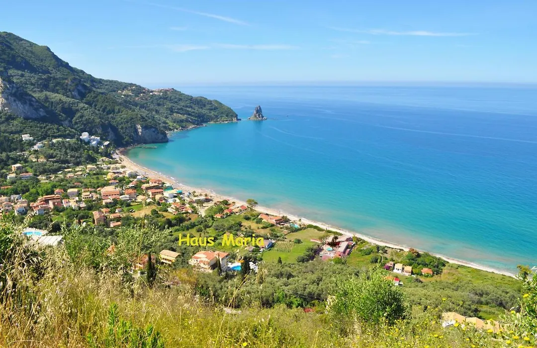 Studio Apartments Maria With Pool And Amazing View - Agios Gordios Beach-1