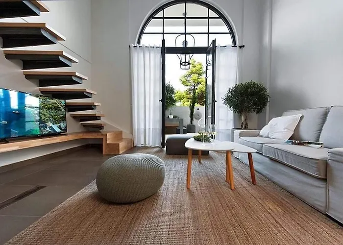 Haustierfreundliches Corfu Town Stylish Twin Apartment