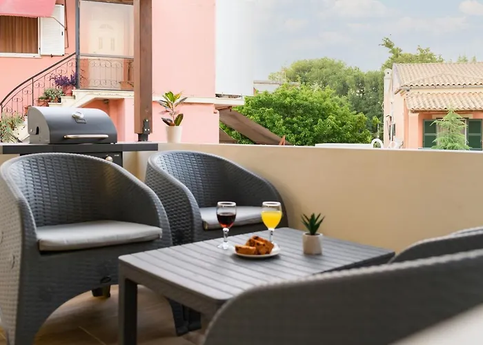 Haustierfreundliches Ferienwohnung Casa Luminosa Corfu 