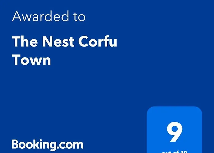 Haustierfreundliches Ferienwohnung The Nest Corfu Town