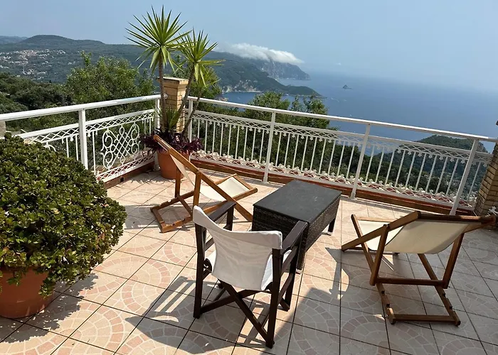 Haustierfreundliches Village House Kalypso Paleokastritsa