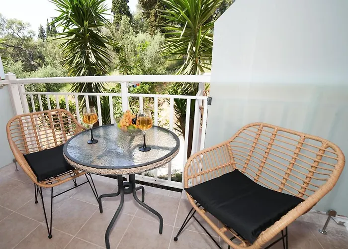 Paleokastritsa Hotels With Jacuzzi in Room near Monastery of Paleokastritsa